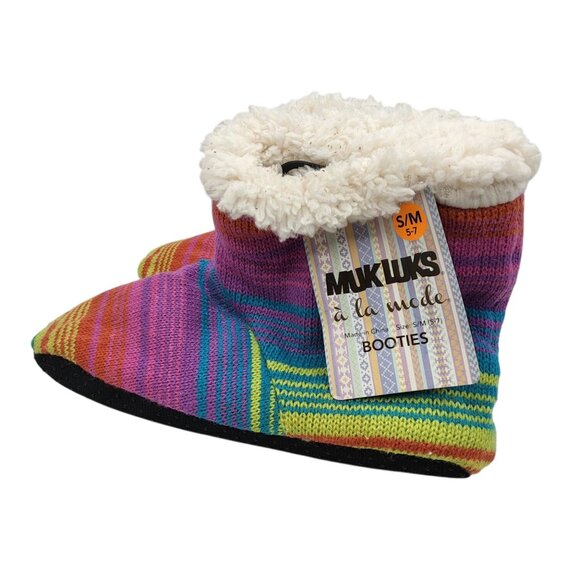 New Muk Luks A La Mode Multicolor Booties - Picture 1 of 7